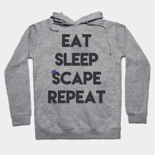 Eat, Sleep, 'Scape & Repeat (Blue) Hoodie